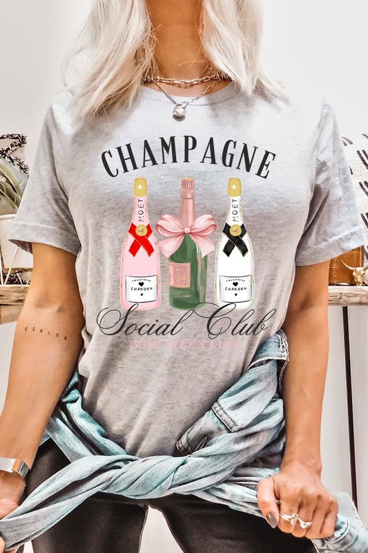Champagne Social Club Graphic Short Sleeve T-Shirt