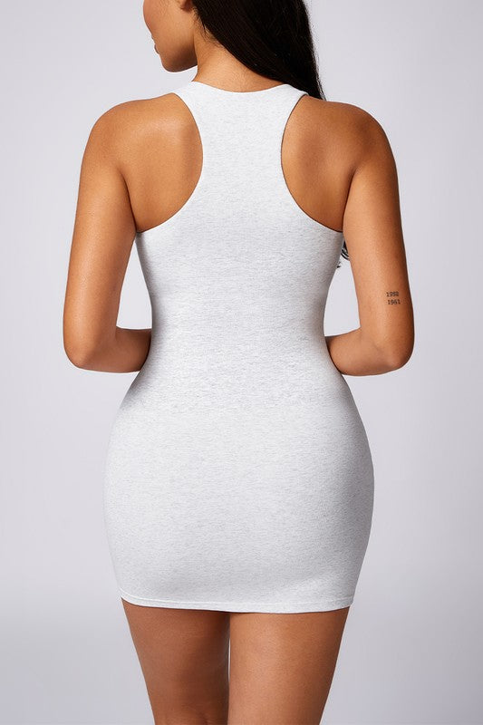 Fashionable Slim Skinny Hip Wrap Mini Dress