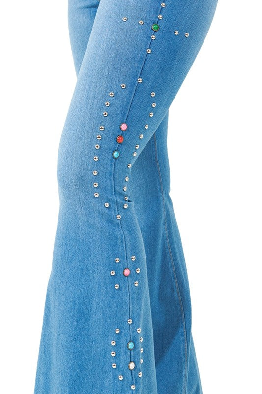 Santa Rosa Bell Bottom Jean 34" Inseam