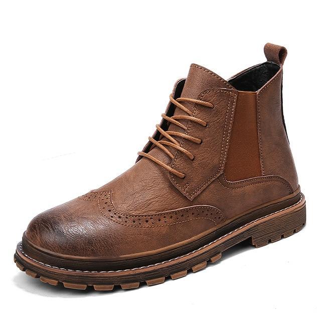 El Capo Leather Genuine Leather Boots