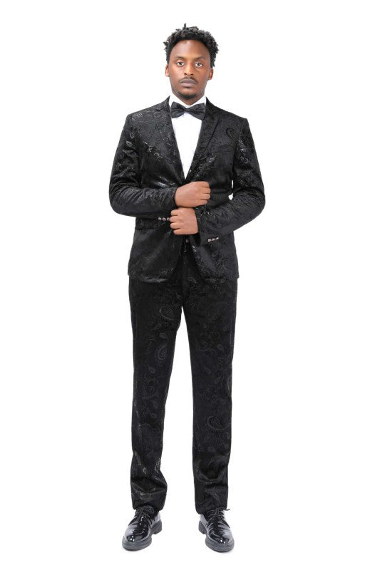 Mens Luxury Style Suit Set with Matching Pants - Fashions Envy