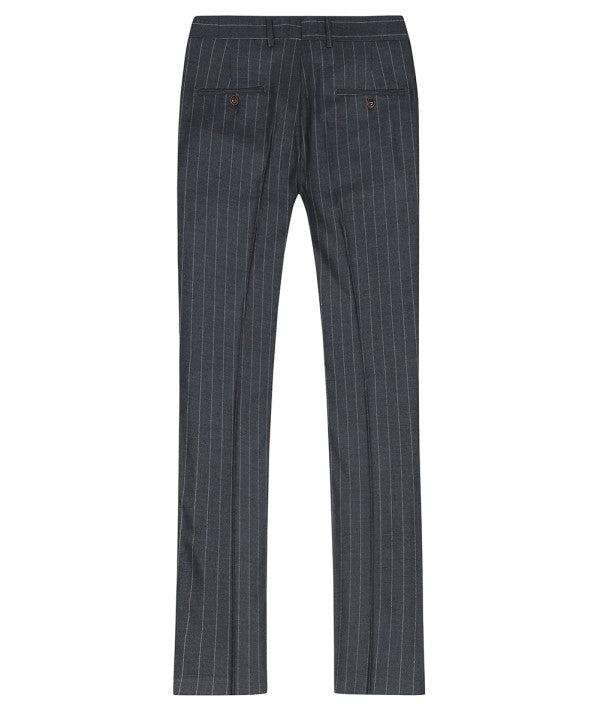 Mens Formal 3 Piece Pinstripe 2 Button Suit - Fashions Envy