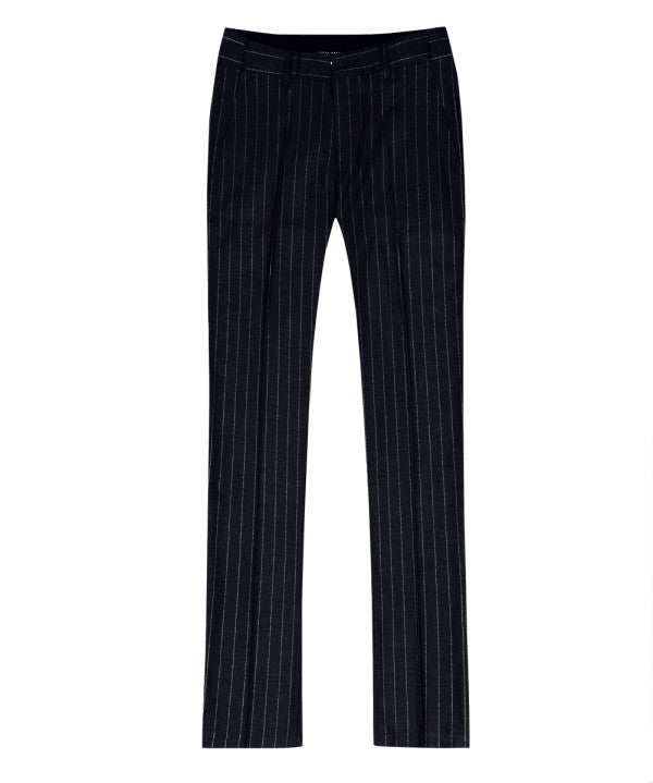 Mens Formal 3 Piece Pinstripe 2 Button Suit - Fashions Envy