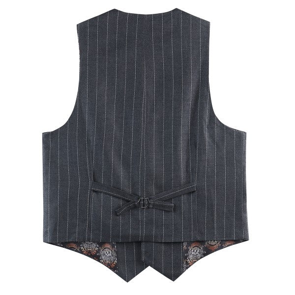 Mens Formal 3 Piece Pinstripe 2 Button Suit - Fashions Envy