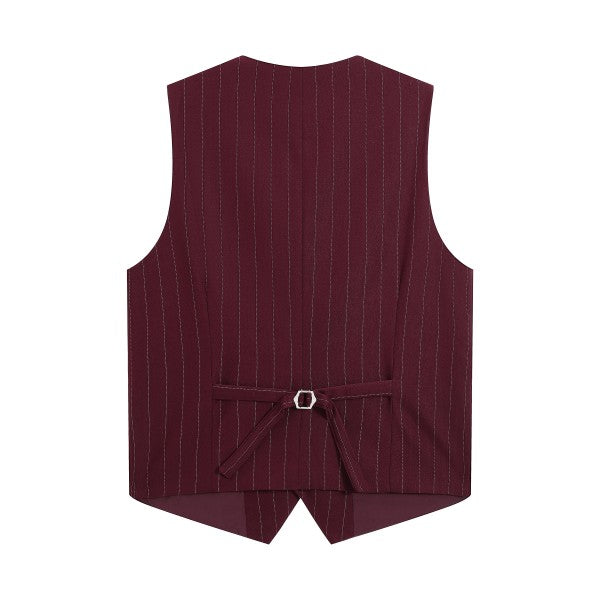 Mens Formal 3 Piece Pinstripe 2 Button Suit - Fashions Envy