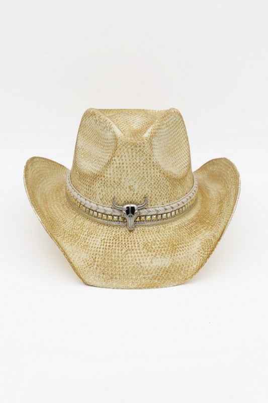 Bull Skull Western Vintage Cowboy Hat