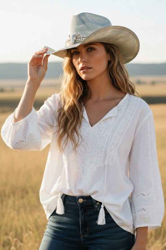 Bull Skull Western Vintage Cowboy Hat