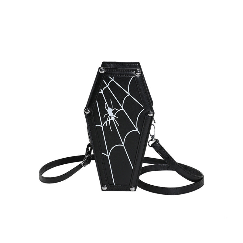 Coffin Bag - Gothic Halloween Crossbody Purse