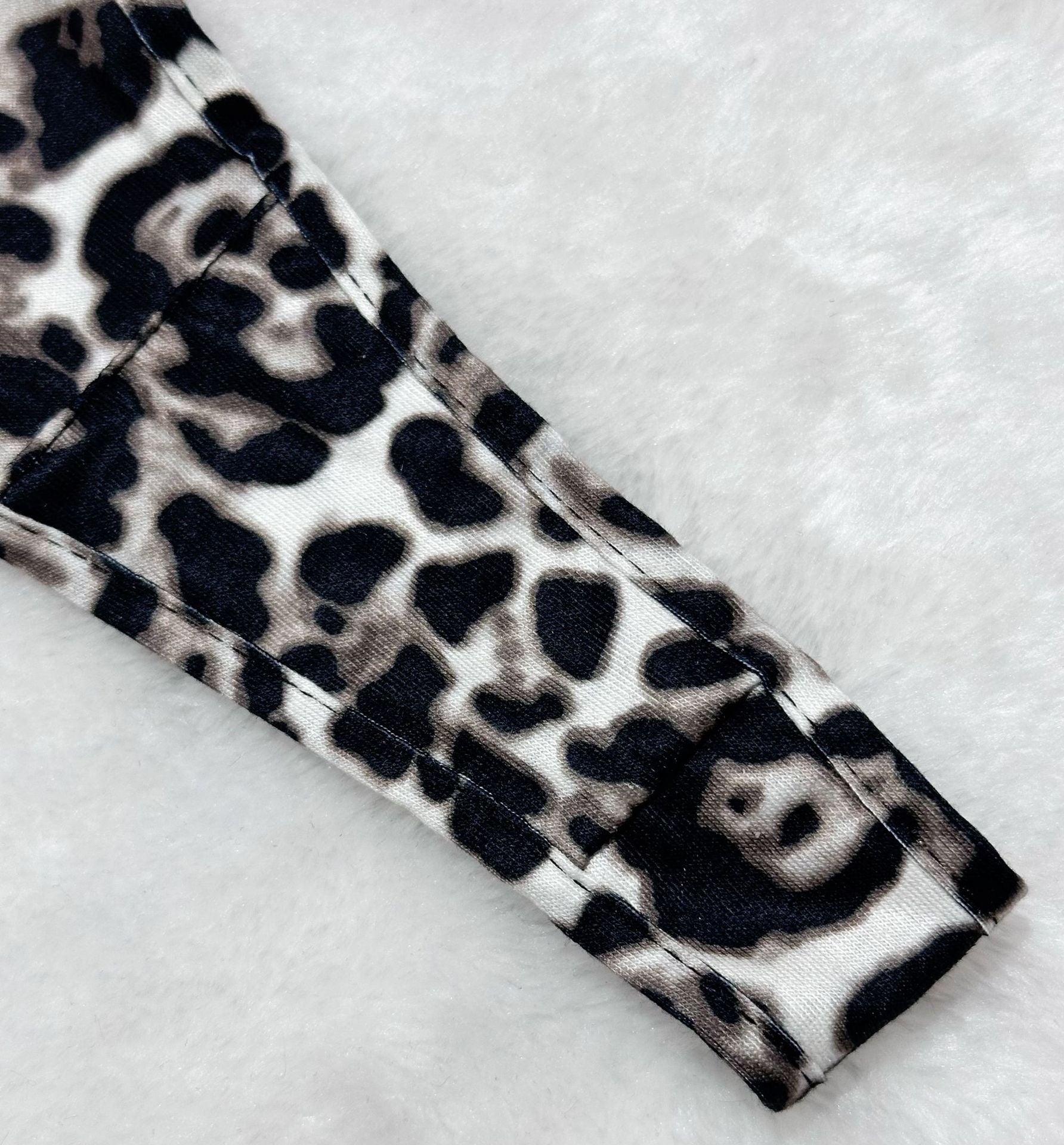 Leopard Print Lingerie - Mesh Waist Shaping Set - Fashions Envy