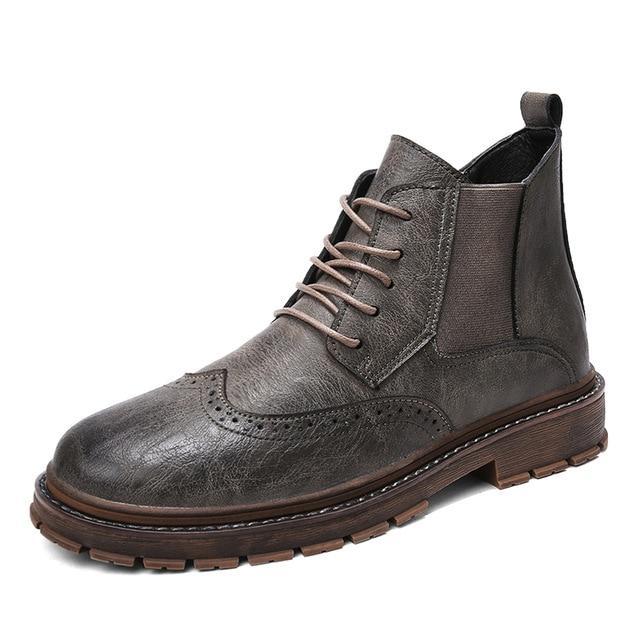 El Capo Leather Genuine Leather Boots