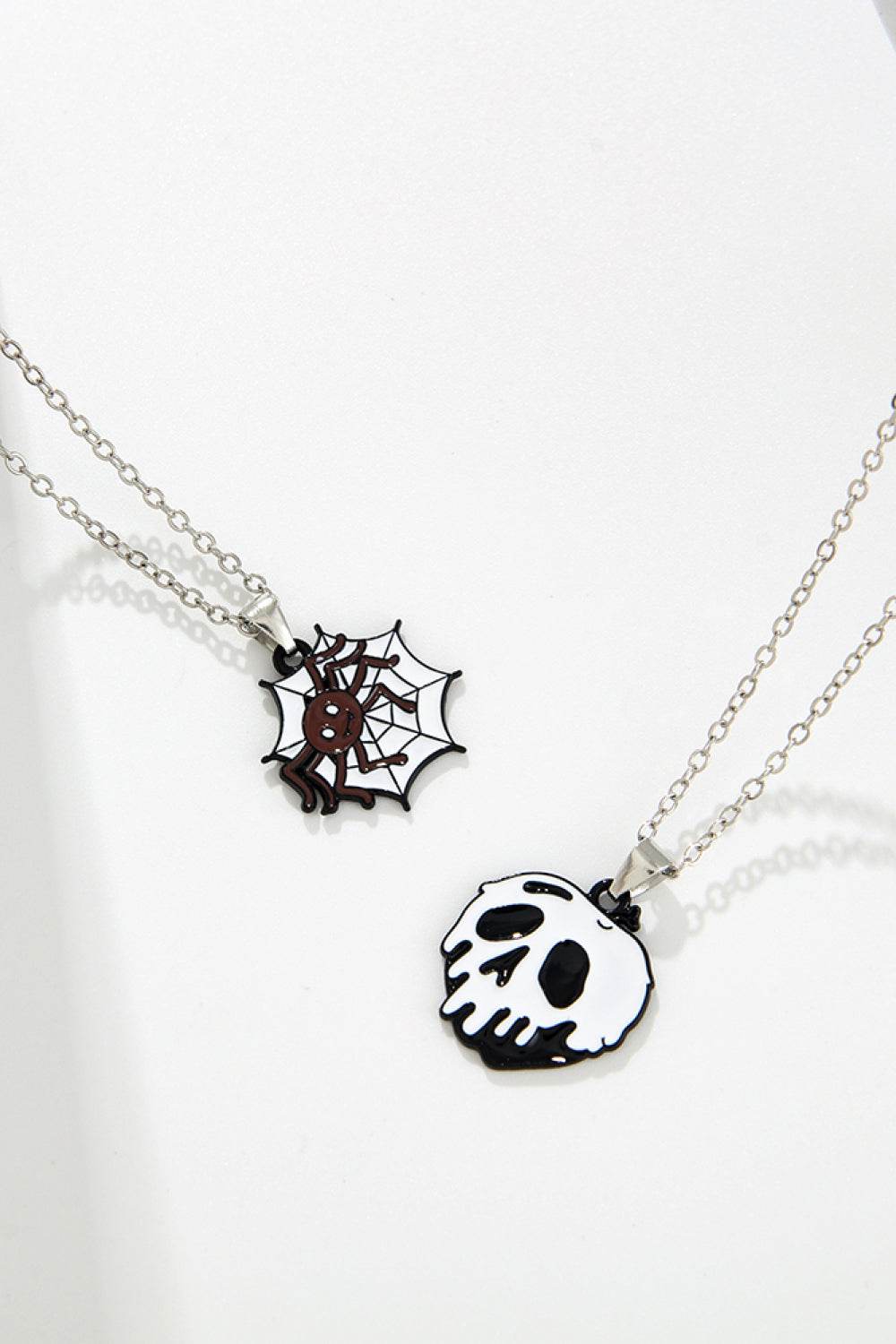 Two-Piece Halloween Theme Necklace Set - Fashions Envy