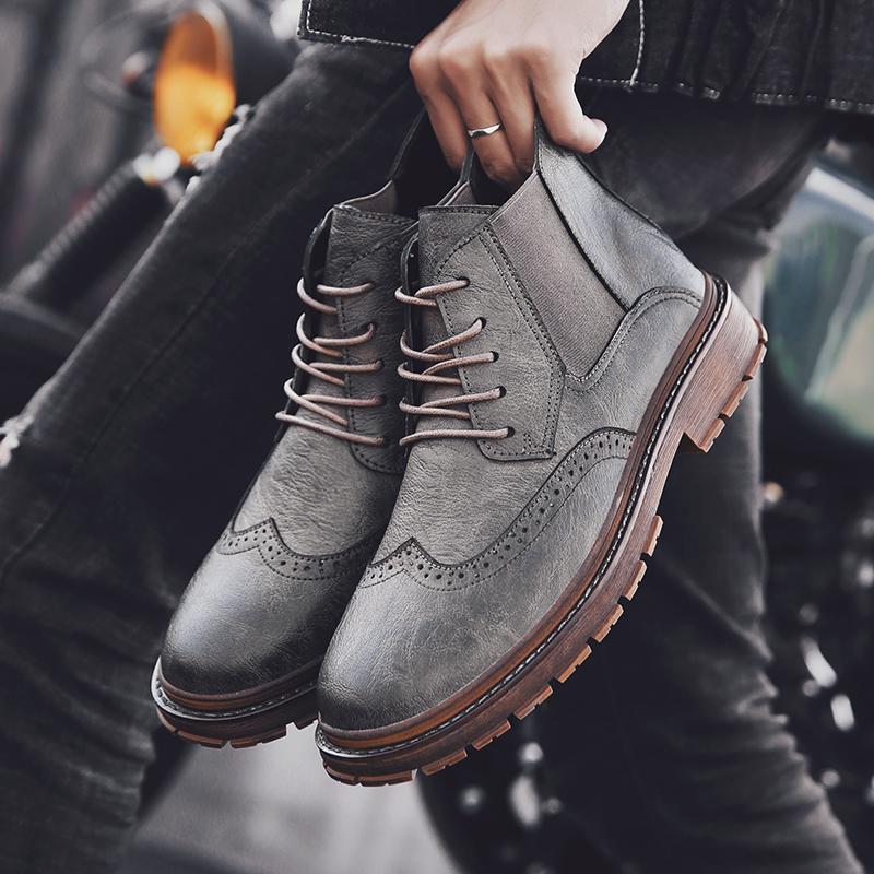 El Capo Leather Genuine Leather Boots