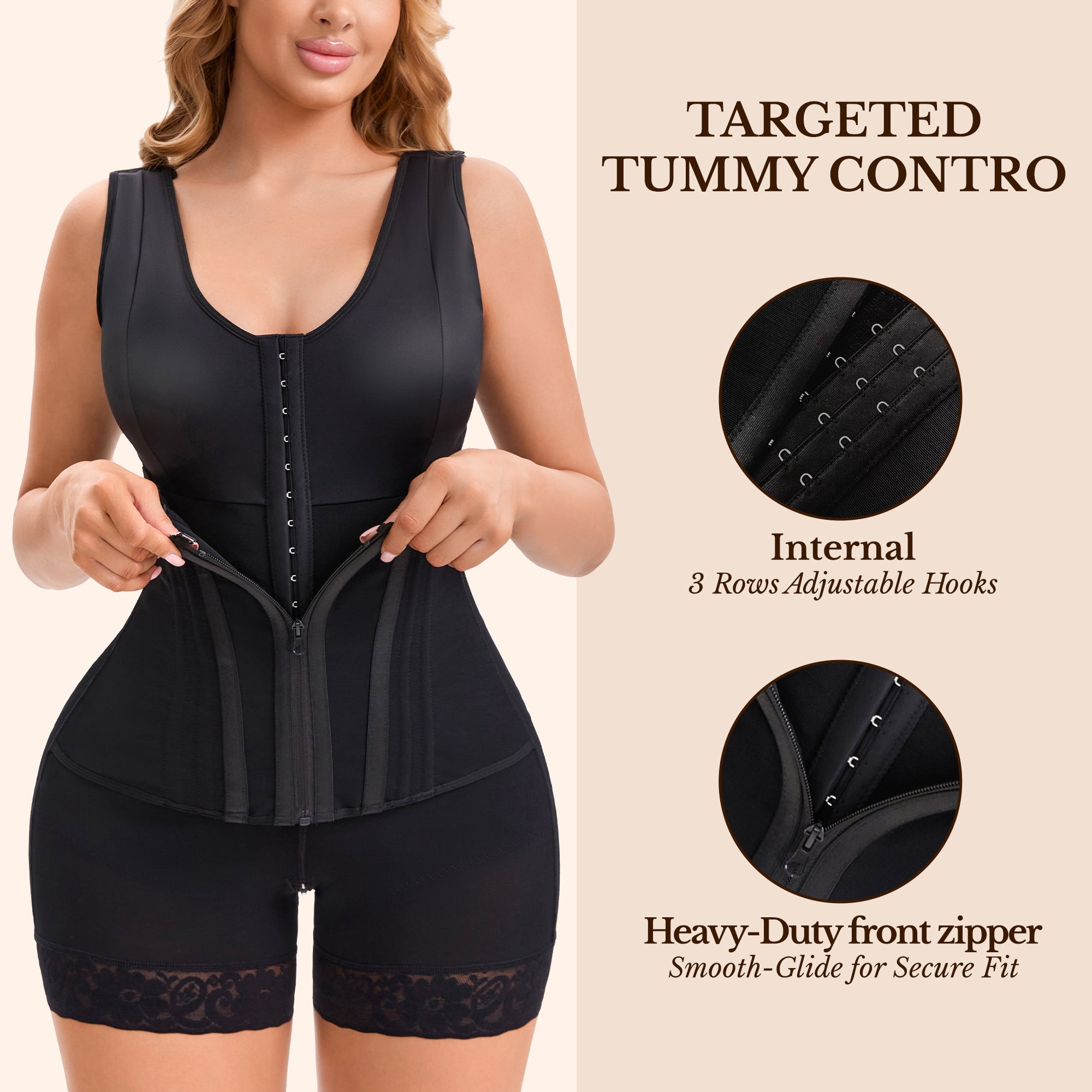 Tummy Control Shaper & Butt Lifter - Compression Garment