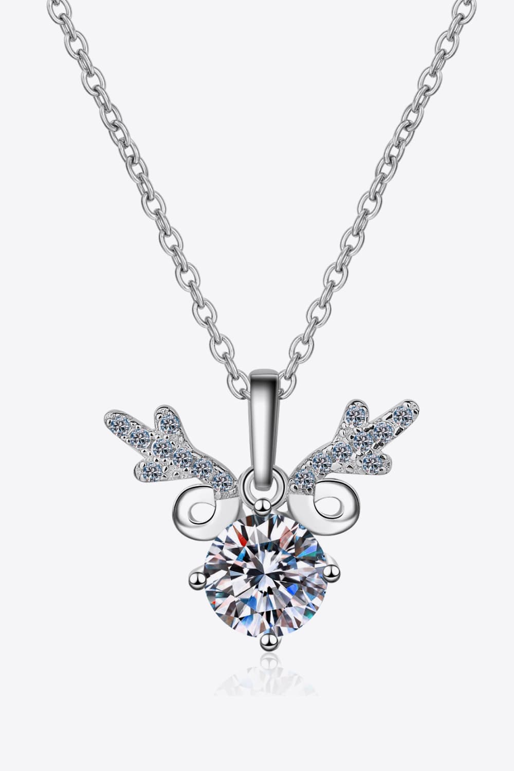 Necklace Moissanite 925 Sterling Silver 1 Carat