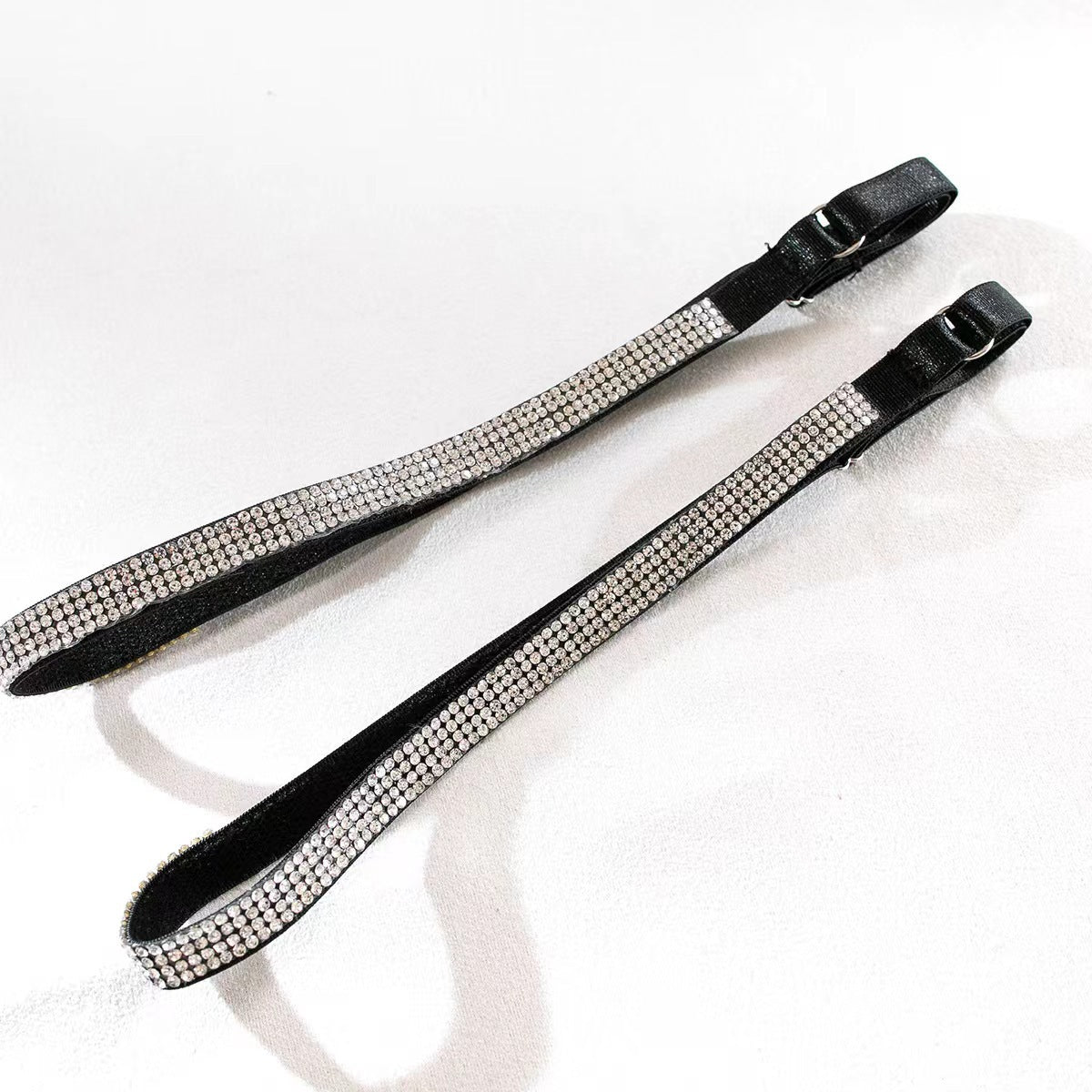 Lace Lingerie Set - 4 Piece Rhinestone Garter Belt - Fashions Envy