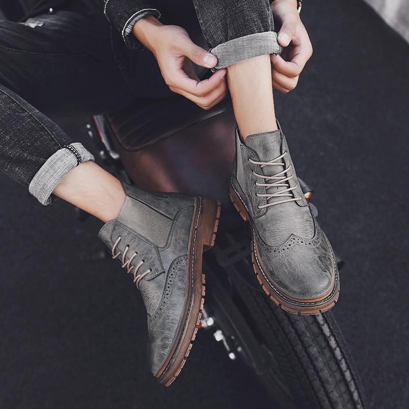 El Capo Leather Genuine Leather Boots
