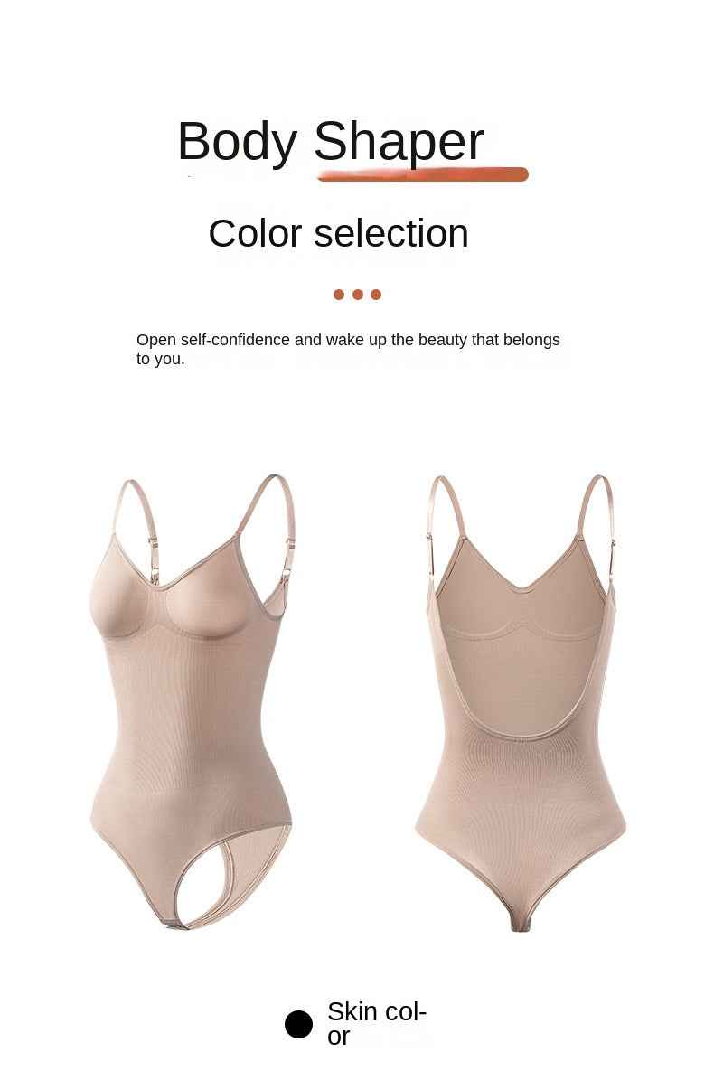 Backless Shapewear Thong Bodysuit - Butt Lifting Bodyshaper