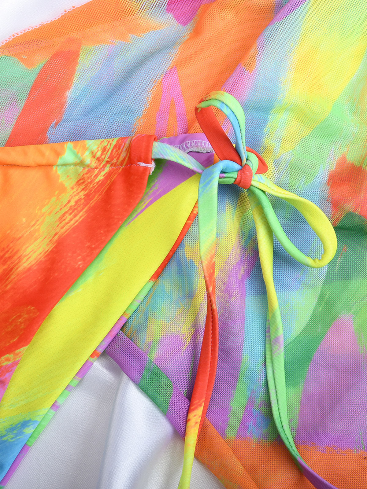 Triangle Bikini Set - Three Piece with Wrap Beach Skirt