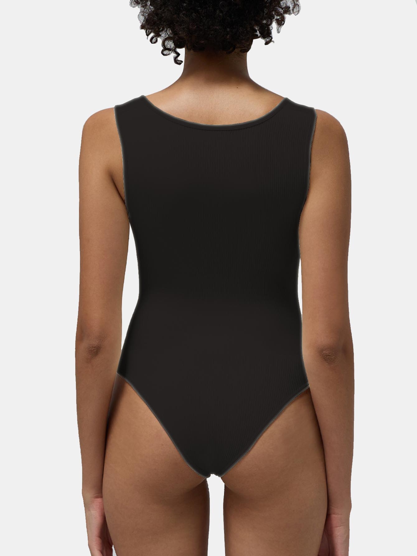 Sculpted Fit Bodysuit - Square Neck Yoga Activewear