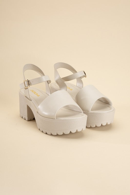 Ankle Strap Platform 2.8" Heel Sandals