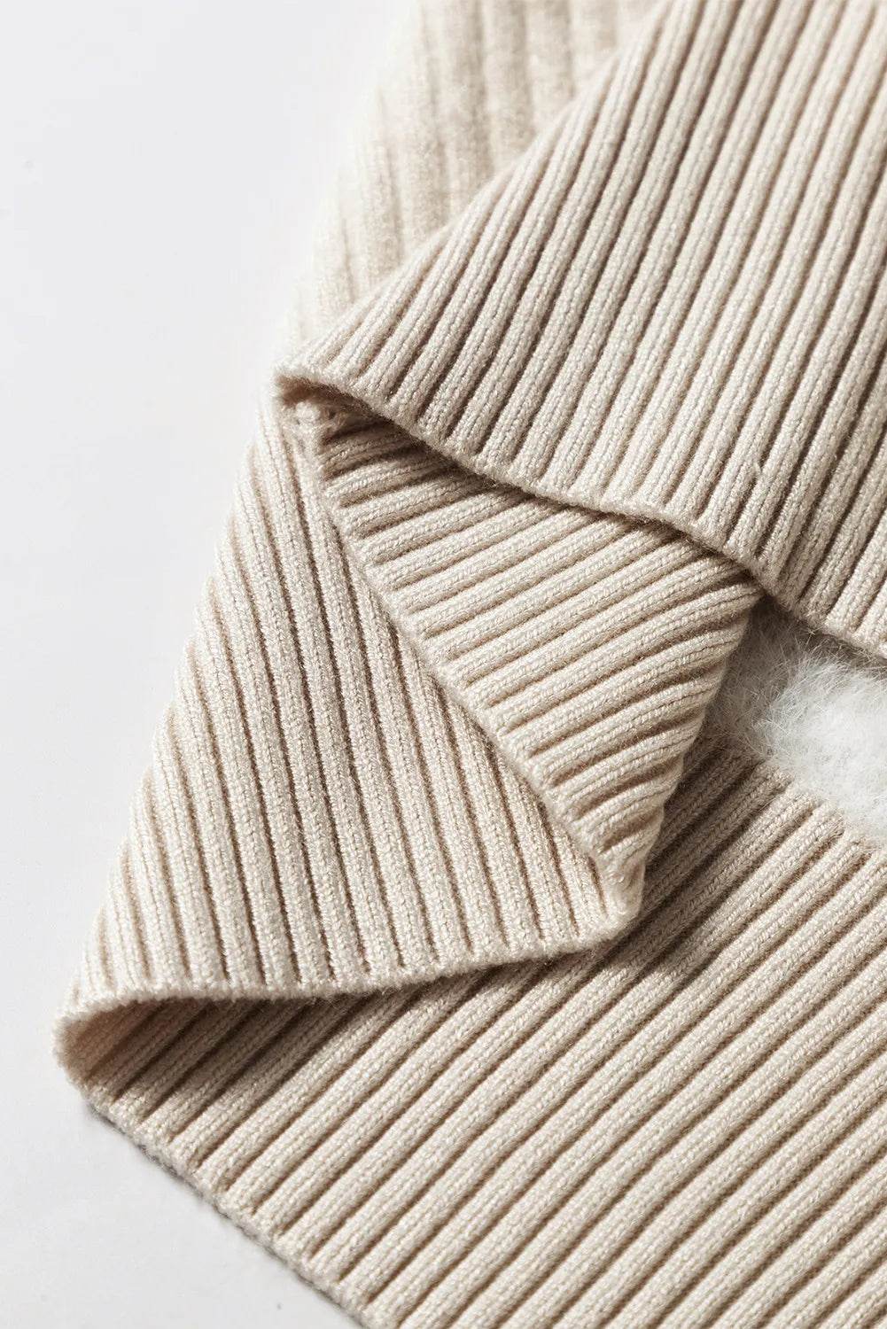 Mock Neck Long Sleeve Sweater - Fashions Envy