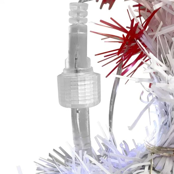 Santa Hat Christmas Tree - 6 FT Pre-Lit Artificial Fir