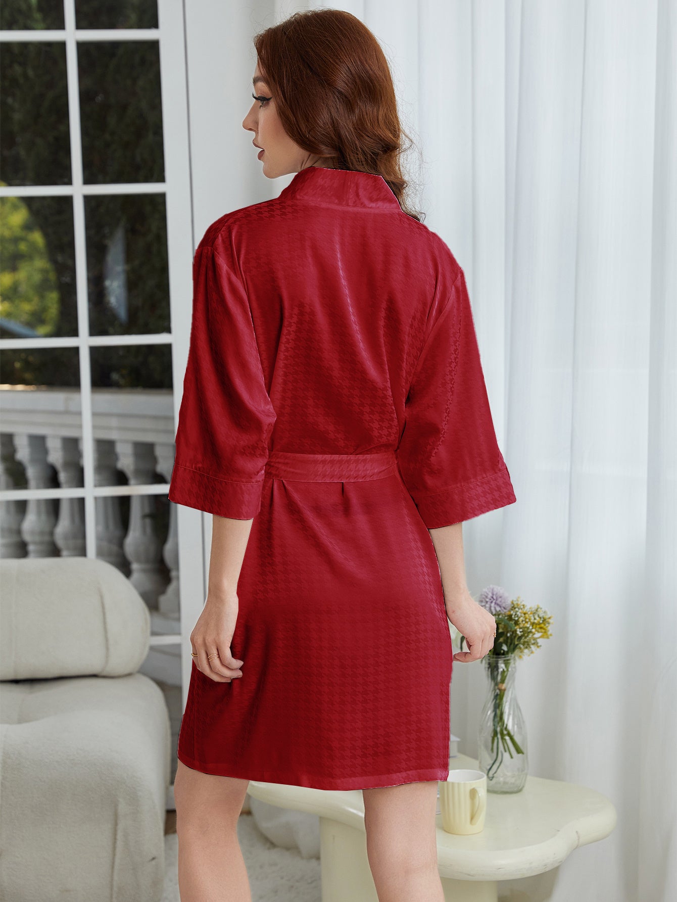 Kimono Robe - Lightweight Spa Bathrobe Nightgown