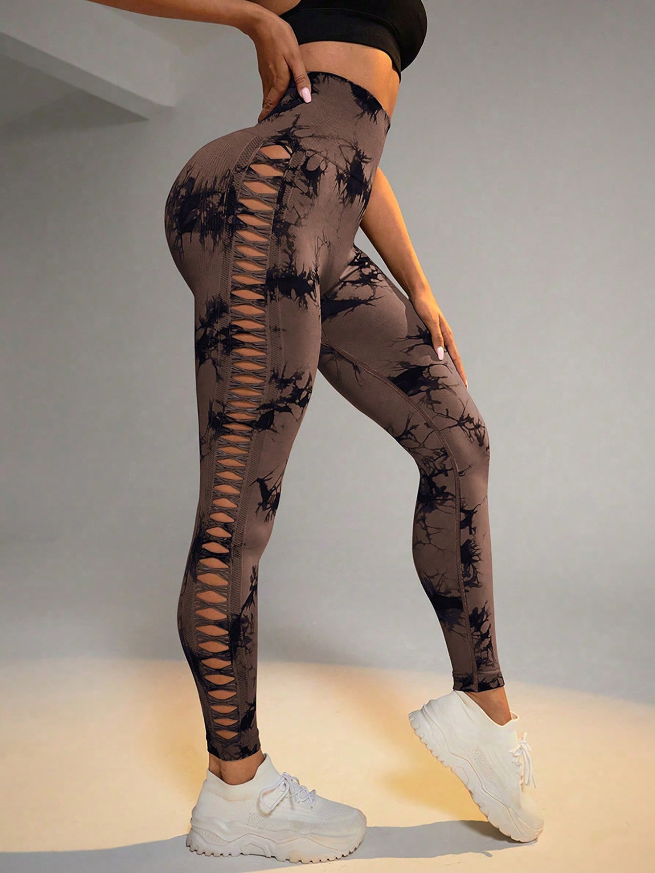 Tie Dye Yoga Pants - High Waist Scrunch Butt Leggings