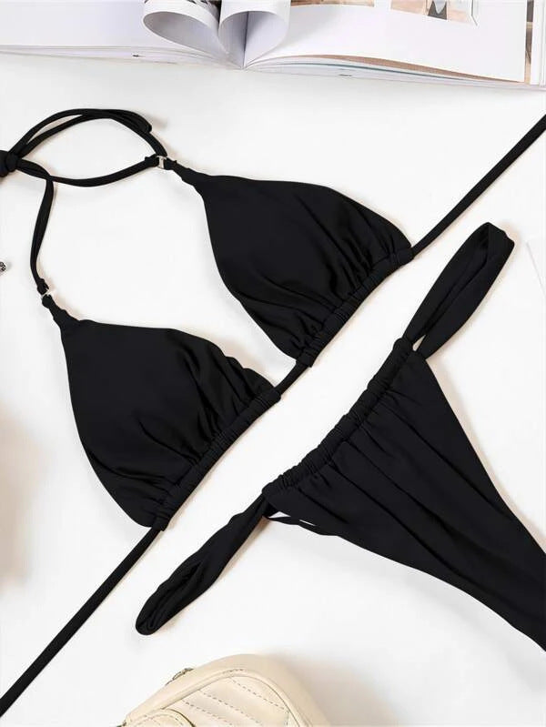 Split Bikini Set - Two-Piece Swimsuit