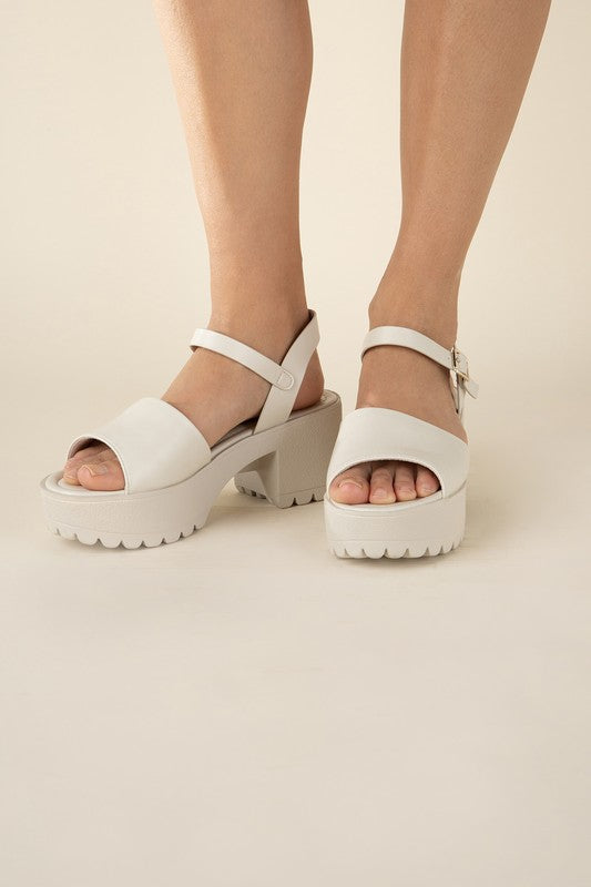 Ankle Strap Platform 2.8" Heel Sandals