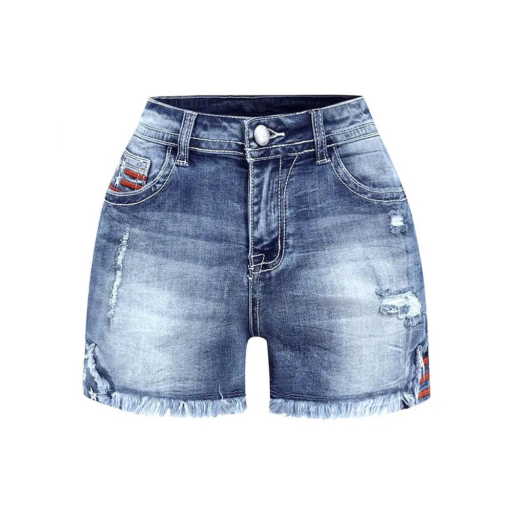 Stars and Stripes Fashion Shorts - Patriotic Americana Shorts