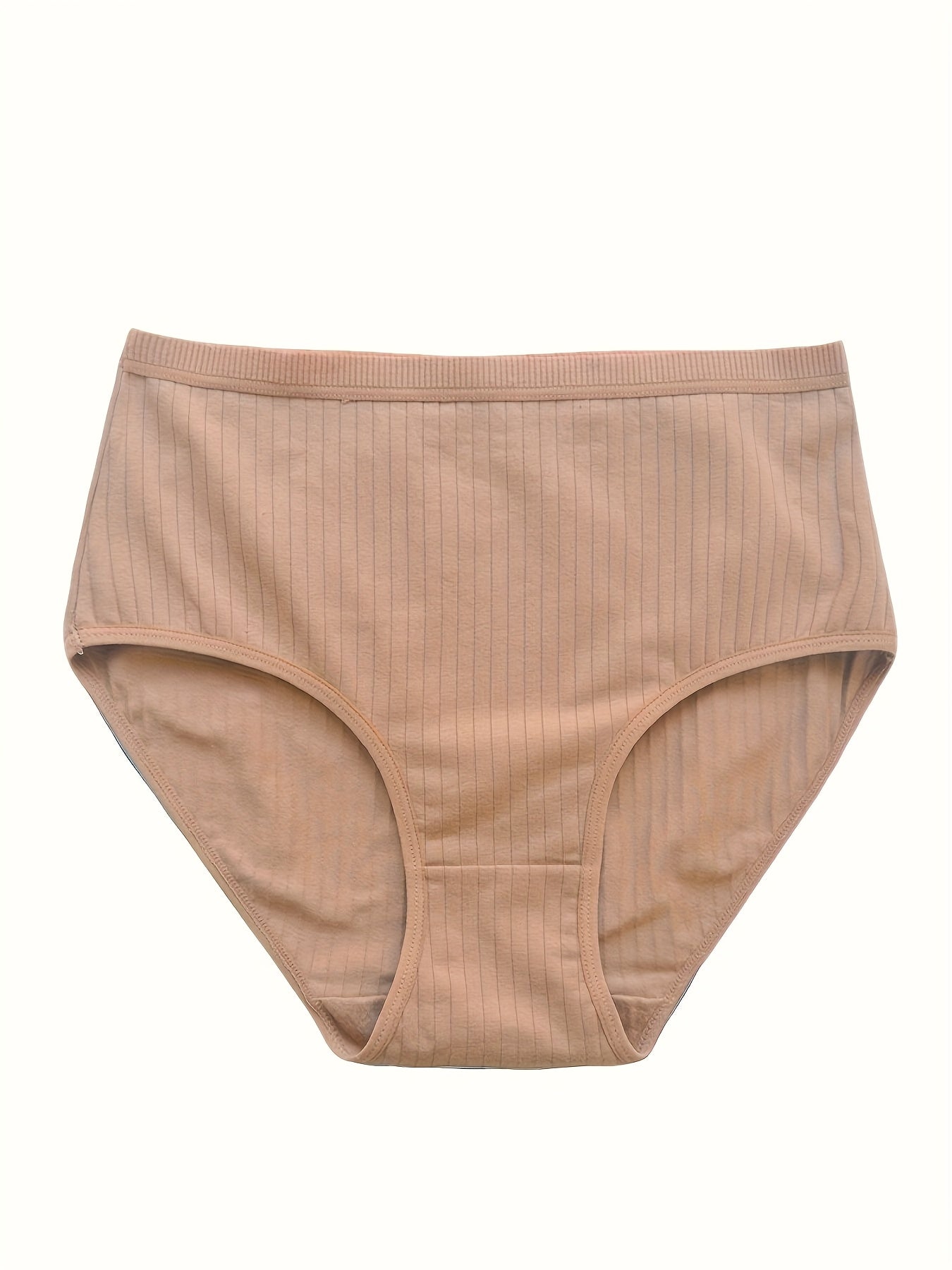 Breathable & Tummy Control High Waist Stretch Briefs - 8pcs