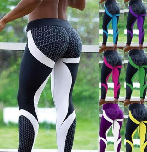 Yoga Fitness Leggings - High Waisted Workout Tights