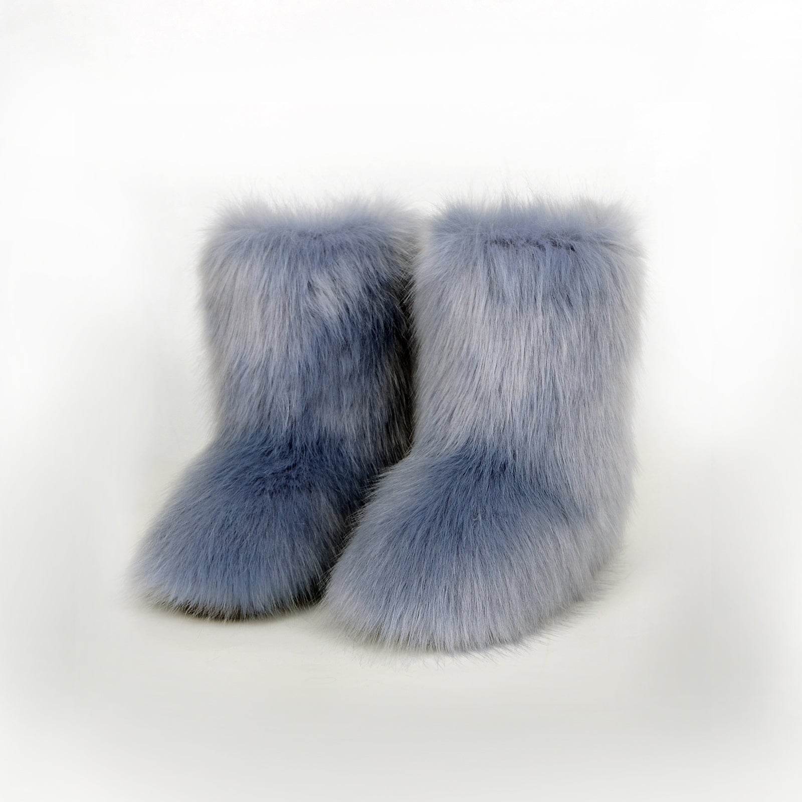 Thermal Fuzzy Platform Boots - Fashions Envy