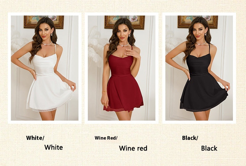 Tube Top Tuxedo Mini Dress - Backless Slim Fit - Fashions Envy