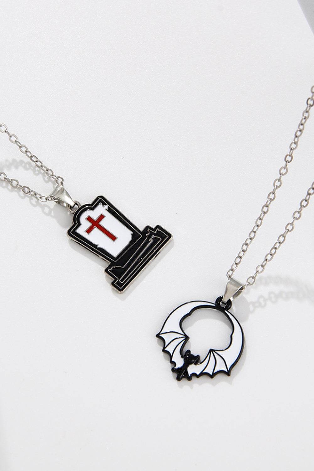 Two-Piece Halloween Theme Necklace Set - Fashions Envy