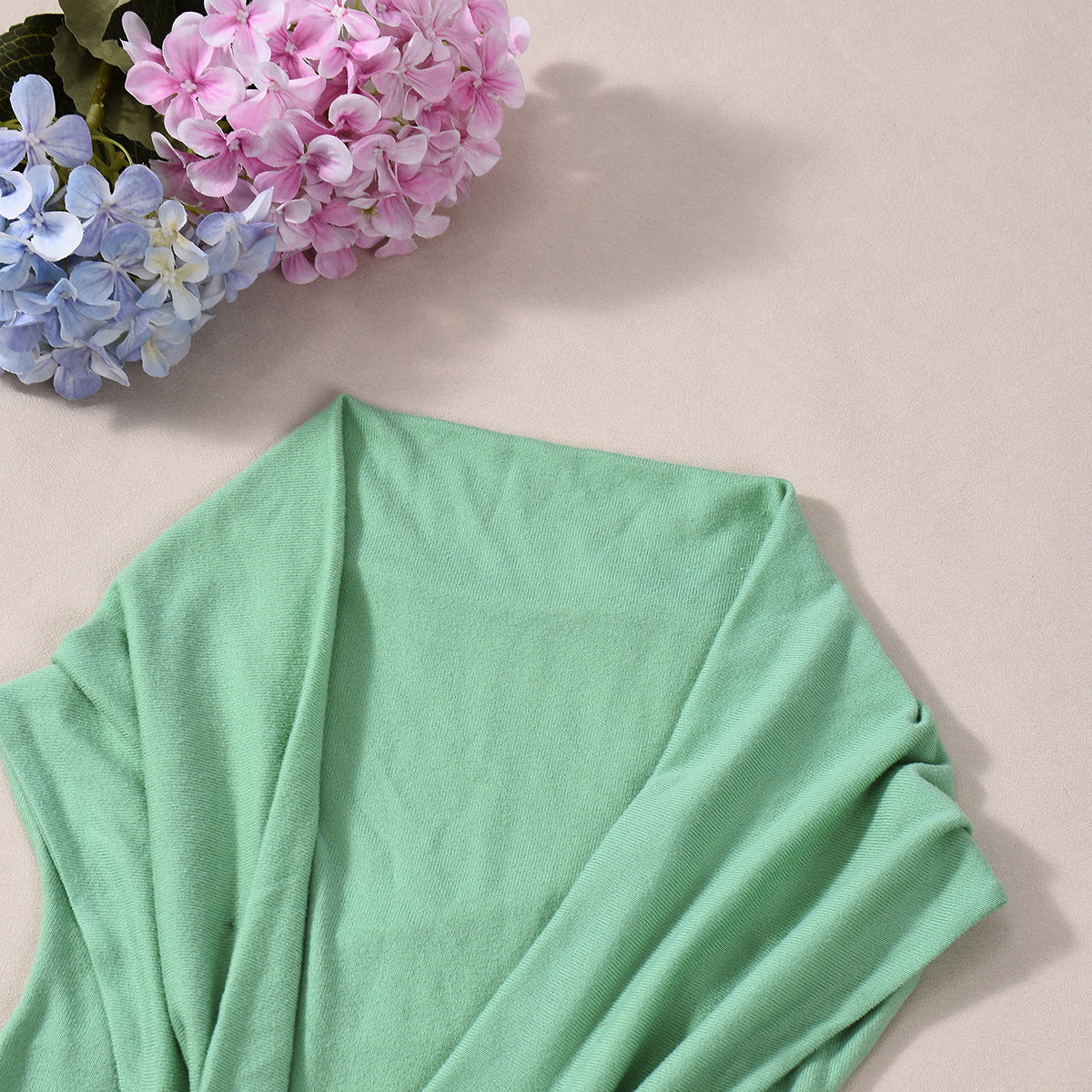 Backless Halter Dress - Green Sleeveless Mini