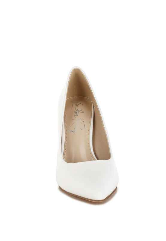 Shacarri Faux Leather Pumps