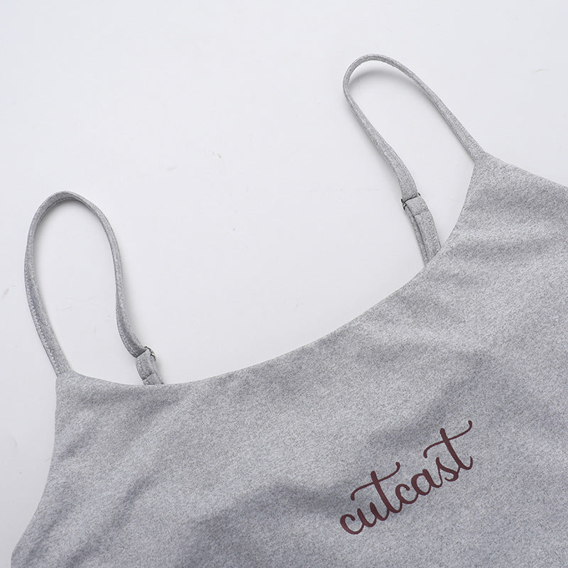 Shorts Set - Square Neck Two-Piece Outfit