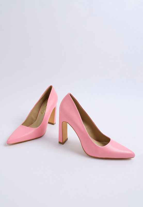 Shacarri Faux Leather Pumps