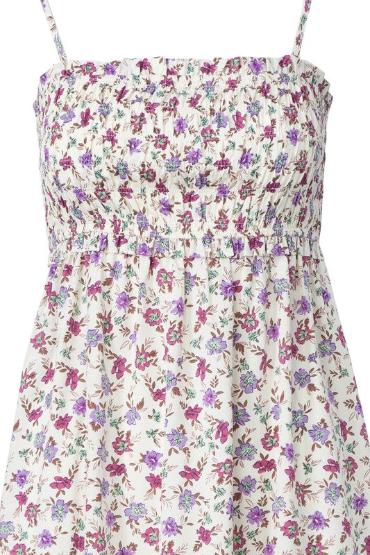 Sleeveless Smocked Cami Maxi Dress