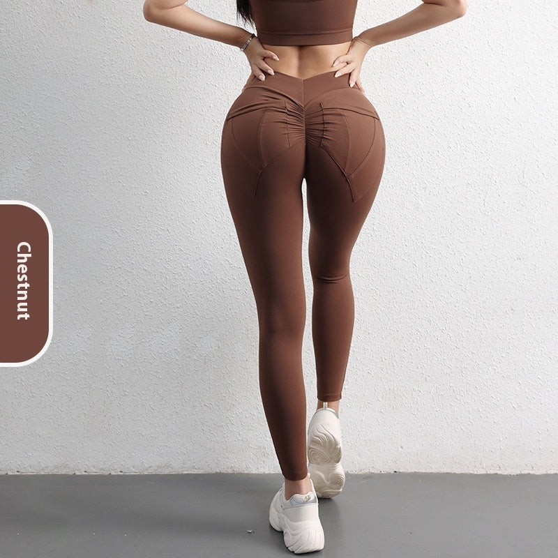 High Waist Yoga Pants - Hip Lift Design with Pockets