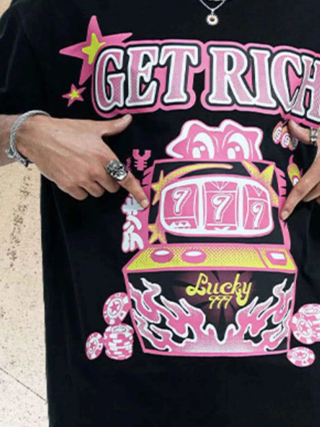 Men's Graphic Round Neck T-Shirt