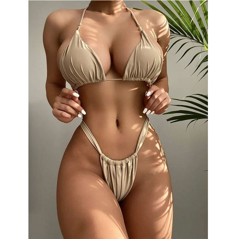 Split Bikini Set - Two-Piece Swimsuit