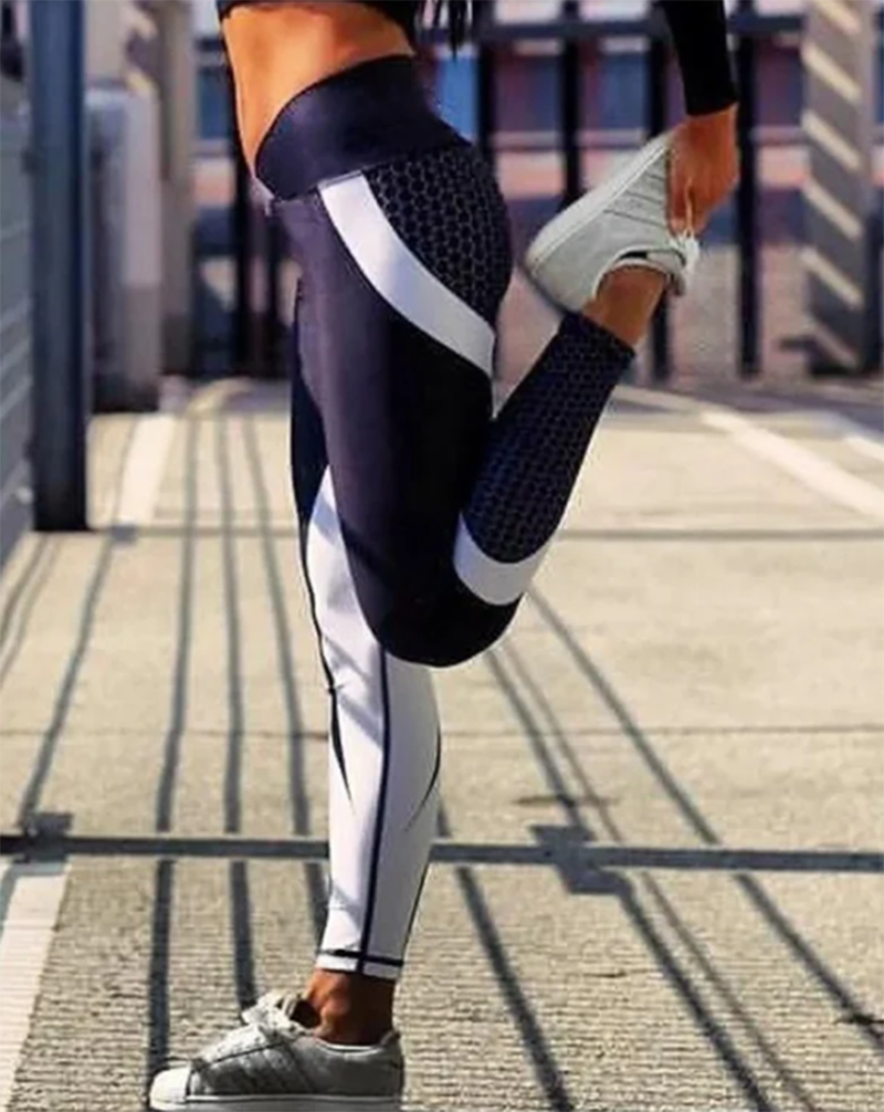 Yoga Fitness Leggings - High Waisted Workout Tights