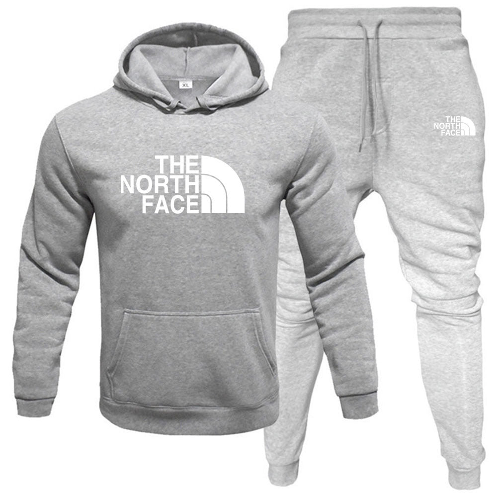 Fleece Hoodie Set - Pullover Sweatshirt Two-Piece