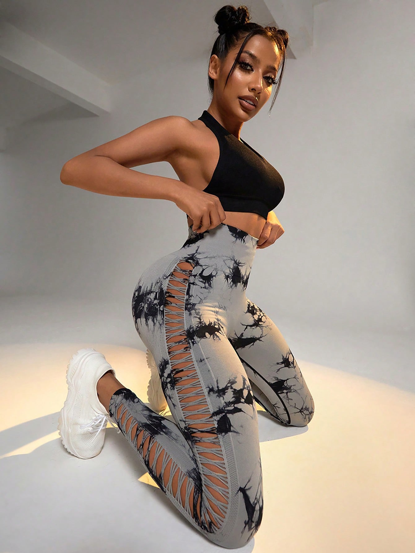 Tie Dye Yoga Pants - High Waist Scrunch Butt Leggings