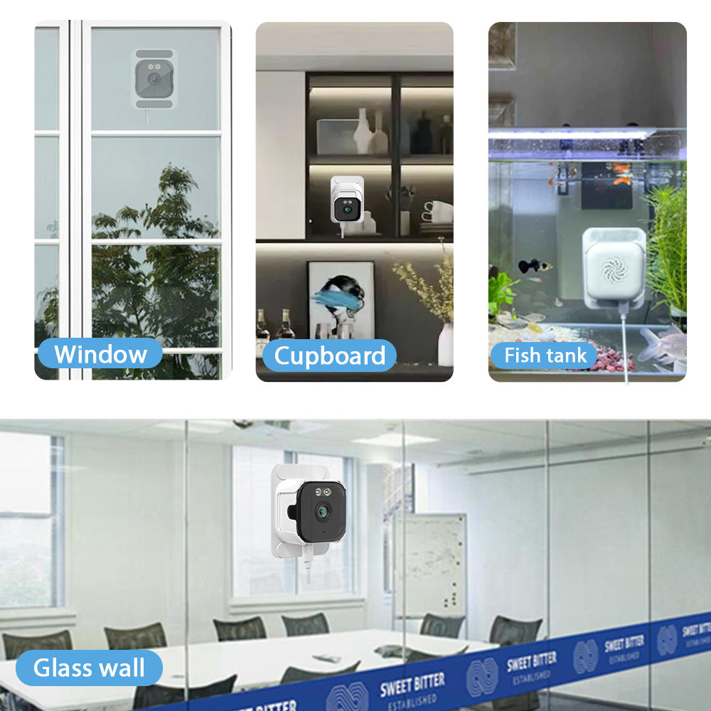 HD Wireless Indoor WiFi 2K Window Camera - 5G Dual-band Black Light Surveillance