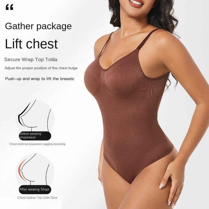 Backless Shapewear Thong Bodysuit - Butt Lifting Bodyshaper