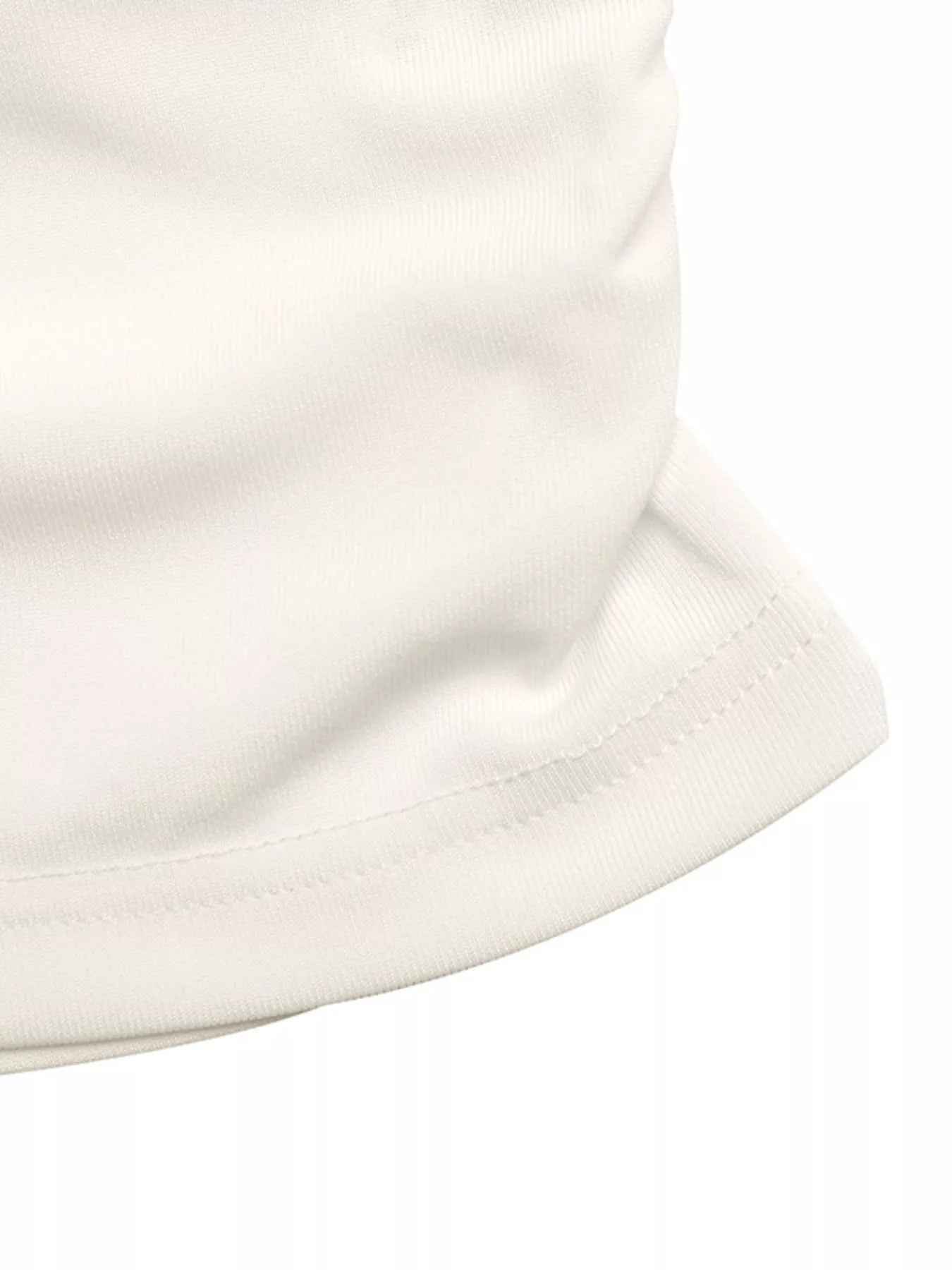 Cowl Neck Long Sleeve Top - Ruched Detail Style - Fashions Envy